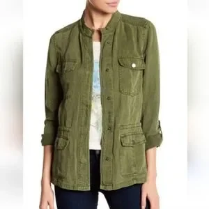 Lucky Brand Jackets Coats Lucky Brand Olive Green Collarless